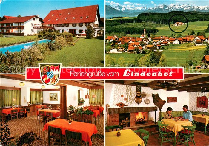 Rettenbach Auerberg Gaestehaus Lindenhof Gastraeume Pool Panorama