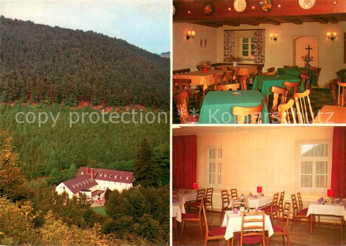 Herl Waldhotel Klostermuehle Cafe Restaurant Gastraeume