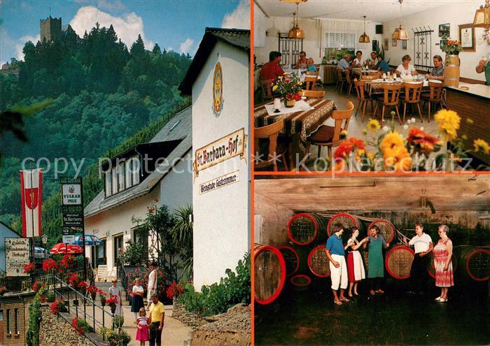 Alf Mosel Gasthaus Pension Weinhof St Barbara Weinkeller