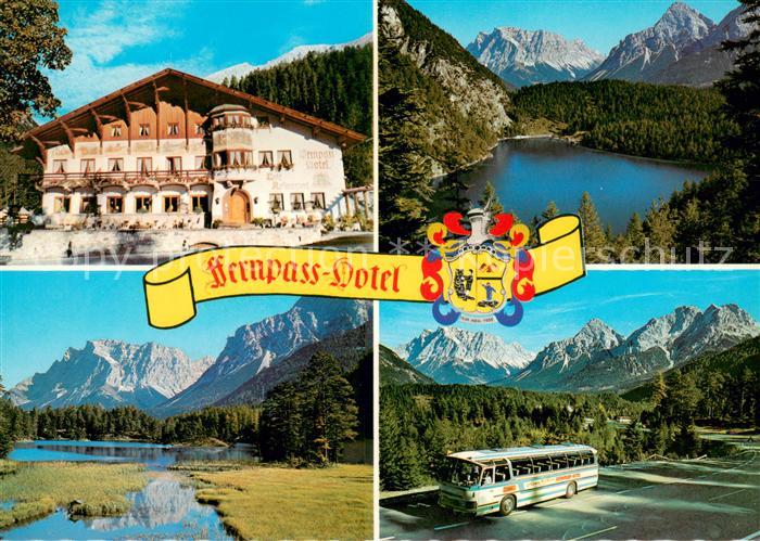 Nassereith Hotel Fernpasshoehe Weissensee mit Zugspitze Blindsee Wettersteingebi