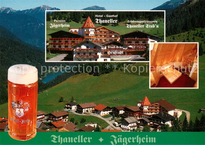Rinnen Tirol Pension Jaegerheim Hotel Gasthof Thaneller Stadl Braeu Panorama
