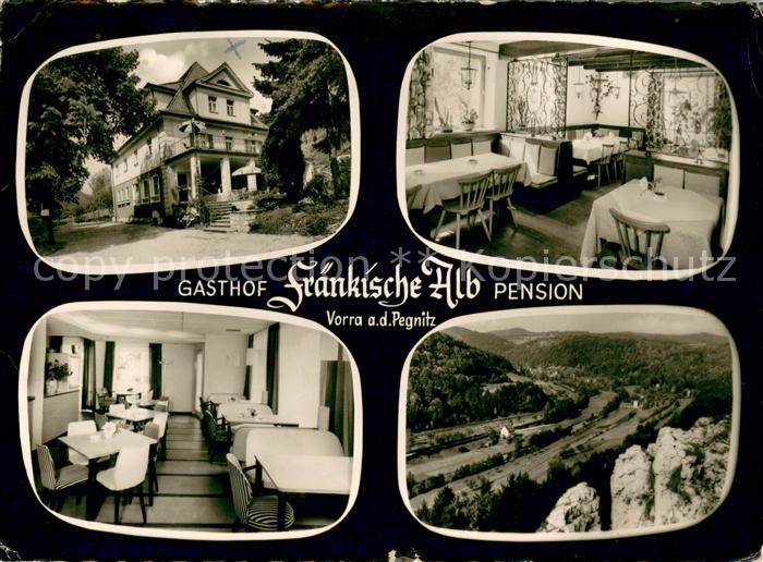 Vorra Pegnitz Gasthof Fraenkische Alb Gastraeume Panorama