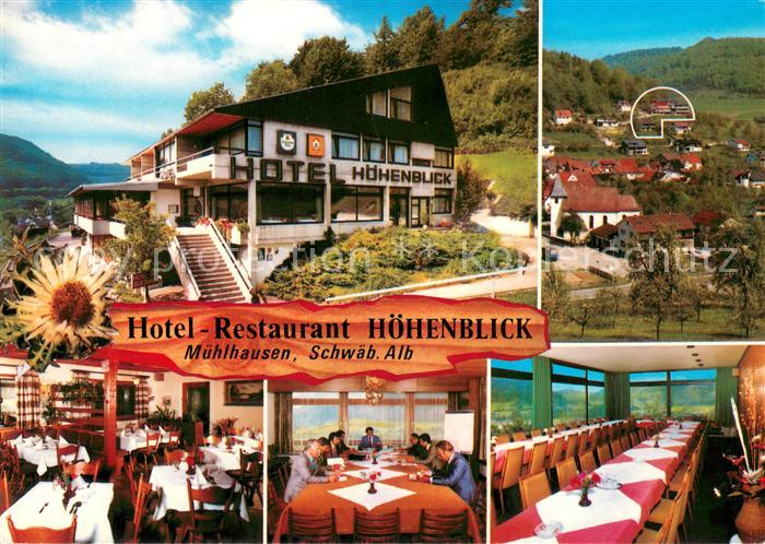 Muehlhausen Taele Hotel Restaurant Hoehenblick Gastraeume
