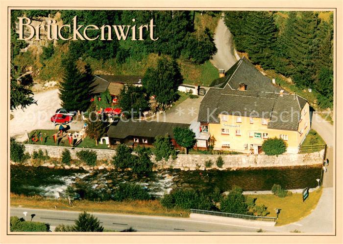 Aigen Ennstal Steiermark Brueckenwirt Restaurant Pension Fliegeraufnahme