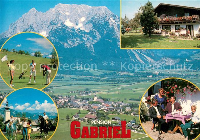 Irdning Panorama Pension Gabriel Terrasse Golf Reiten