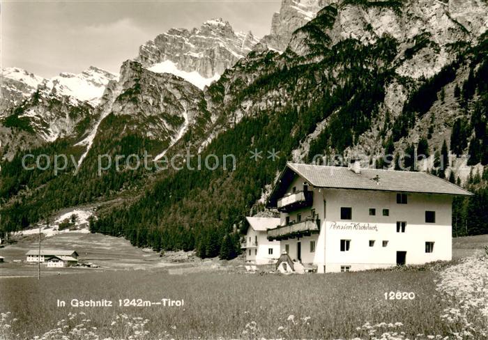 Gschnitz Tirol Pension Kirchbach