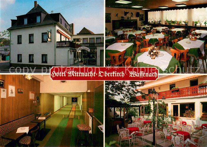 Wassenach Hotel Restaurant Mittnacht Oberkirch Gaststube Terrasse Kegelbahn
