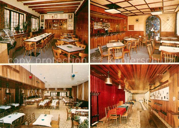 Welling Mayen Gasthaus zur Post Gastraeume Kegelbahn