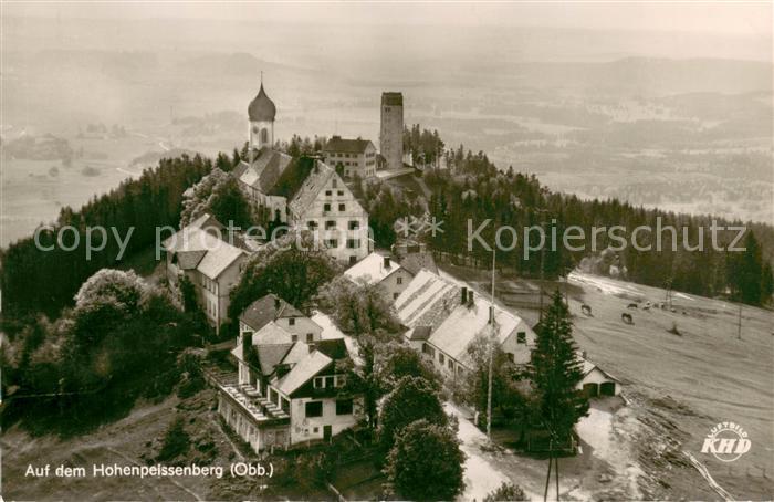 Hohenpeissenberg Berggasthof Bayrischer Rigi Fliegeraufnahme