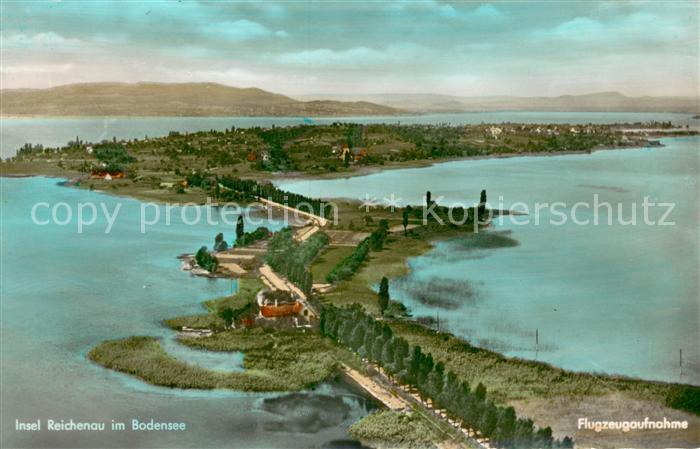 Insel Reichenau Fliegeraufnahme