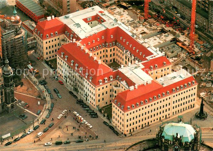 Dresden Taschenbergpalais Fliegeraufnahme