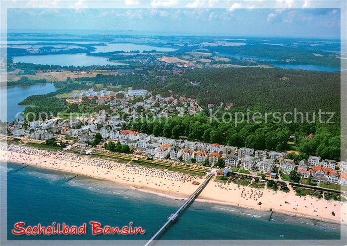 Bansin Ostseebad Fliegeraufnahme