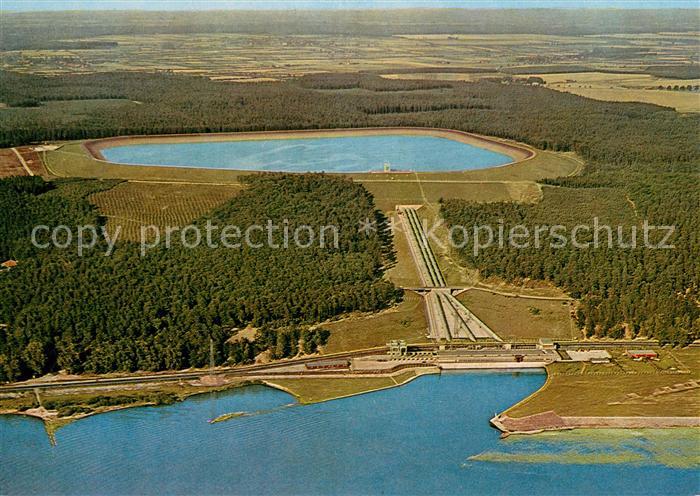 Geesthacht Elbe Pumpspeicherwerk Fliegeraufnahme