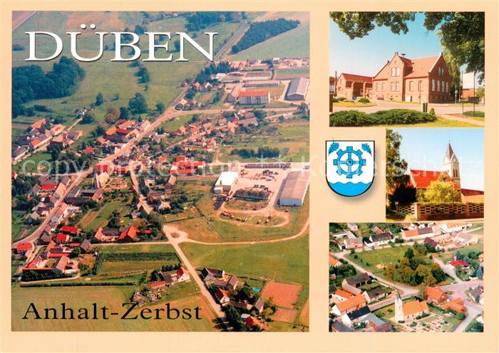 Dueben Coswig Fliegeraufnahmen Kirche