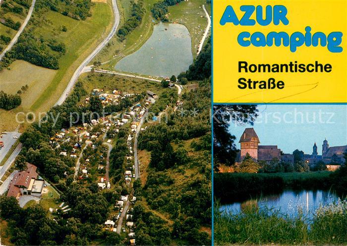 Creglingen Azur Camping Romantische Strasse Fliegeraufnahme