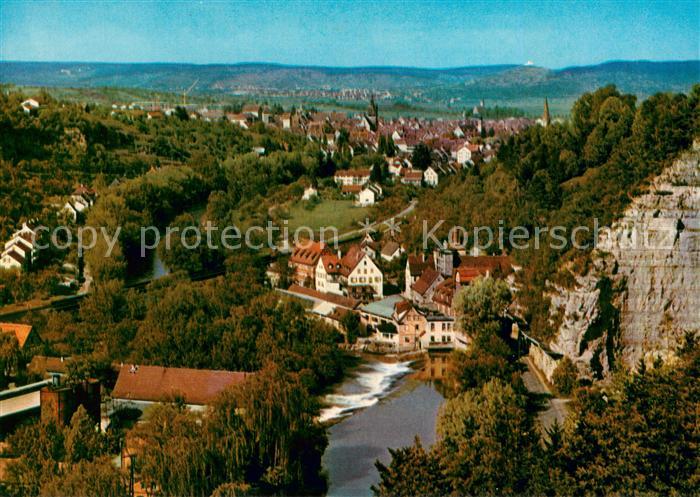 Rottenburg Neckar mit Blick zur Wurmlinger Kapelle
