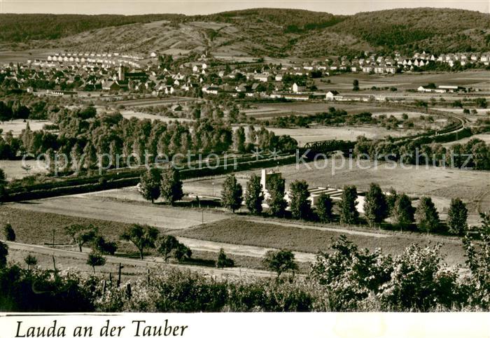 Lauda-Koenigshofen Blick vom Herrenberg bei Gerlachsheim