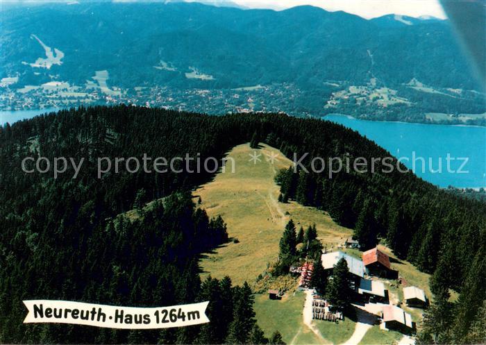 Neureuth Tegernsee Berggasthaus Neureuth Fliegeraufnahme