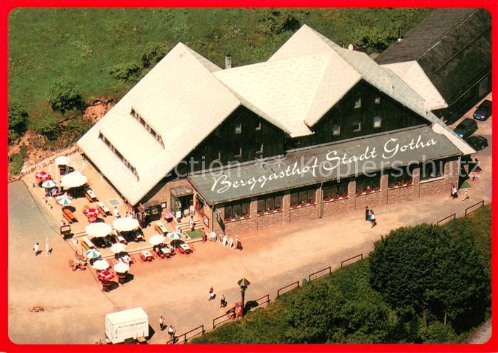 Brotterode Berggasthof Stadt Gotha Fliegeraufnahme