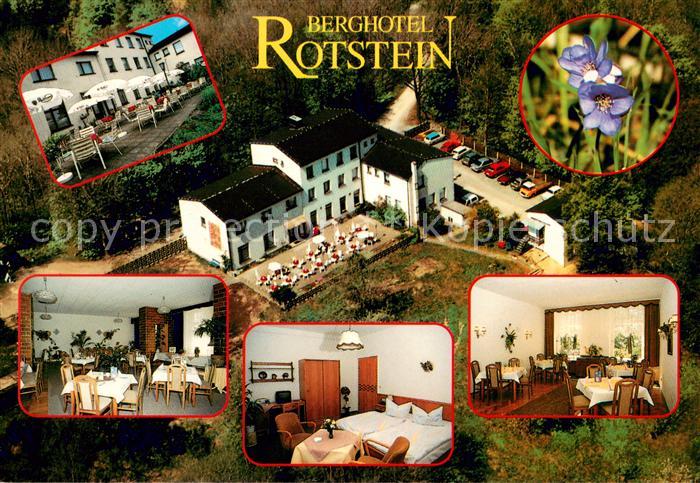 Sohland Rotstein Berghotel Rotstein Fliegeraufnahme Terrasse Gastraeume Zimmer