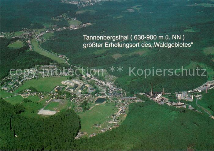 Tannenbergsthal Vogtland Fliegeraufnahme