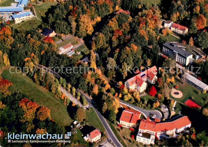Radeberg Sachsen Kleinwachau Saechsisches Epilepsiezentrum Fliegeraufnahme