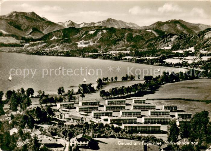 Gmund Tegernsee Parkwohnanlage Fliegeraufnahme
