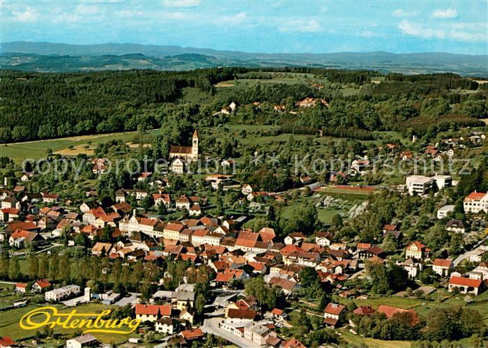 Ortenburg Fliegeraufnahme mit Schloss und Wildpark