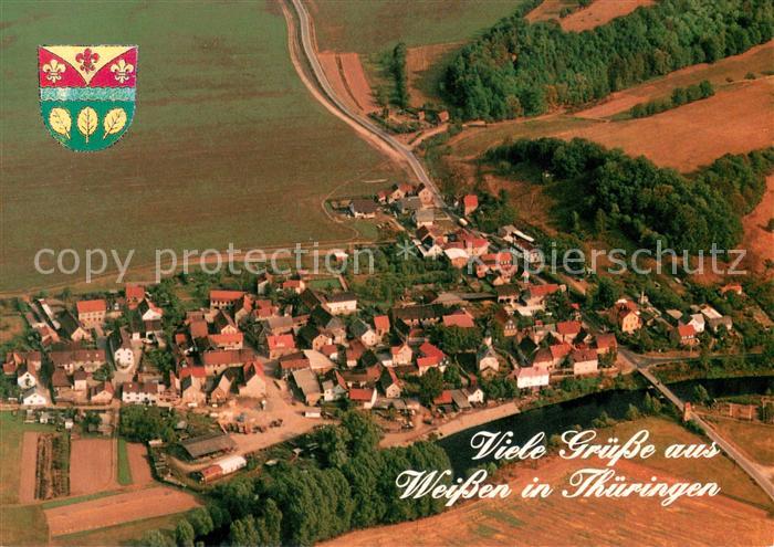 Weissen Rudolstadt Fliegeraufnahme