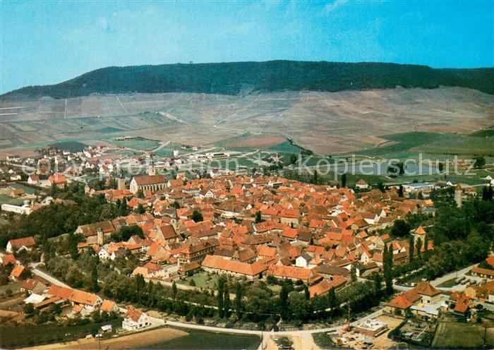 Iphofen Fliegeraufnahme mit Schwanberg