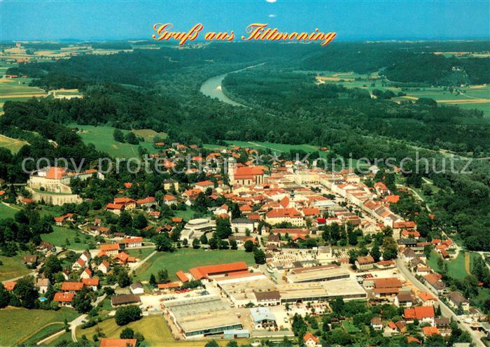 Tittmoning Salzach Fliegeraufnahme