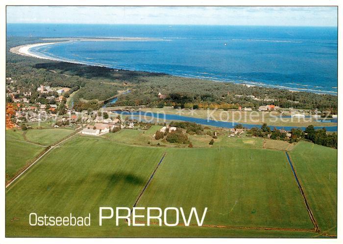 Prerow Ostseebad Fliegeraufnahme