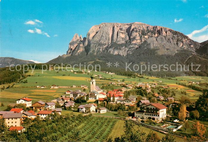 Voels Schlern Suedtirol Fliegeraufnahme