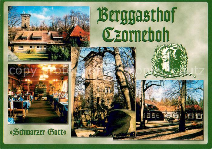 Cunewalde Berggasthof Czorneboh Gastraum Burgturm
