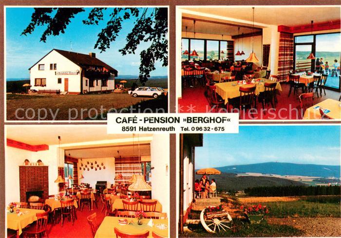 Hatzenreuth Cafe Pension Berghof Gastraeume Terrasse