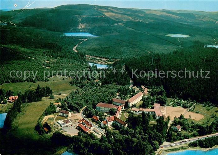 Clausthal-Zellerfeld Goslar Niedersachsen Kurklinik Erbprinzentanne Fliegeraufna
