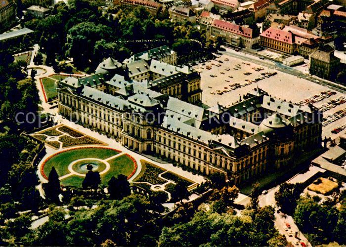 WueRZBURG Bayern Residenz Fliegeraufnahme
