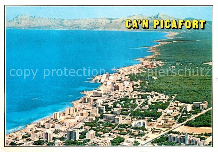 Can Picafort Mallorca Fliegeraufnahme
