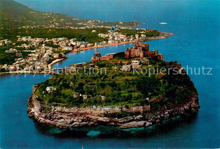 Ischia Panorama e Castello Aragonese dall aereo
