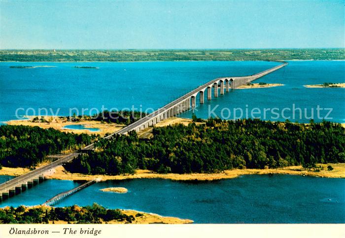 Schweden oelandsbron Fliegeraufnahme