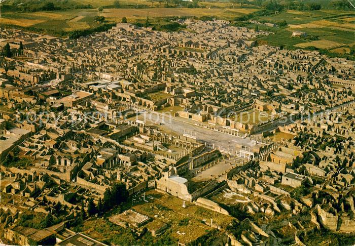 Pompei Veduta aerea degli scavi