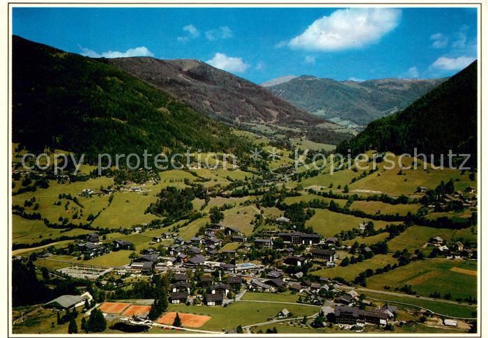 Bad Kleinkirchheim Kaernten Fliegeraufnahme