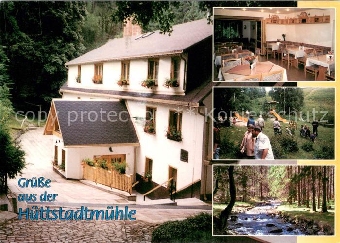 Zoeblitz Sachsen Erholungsheim Huettstadtmuehle Gastraum Spielplatz Waldpartie