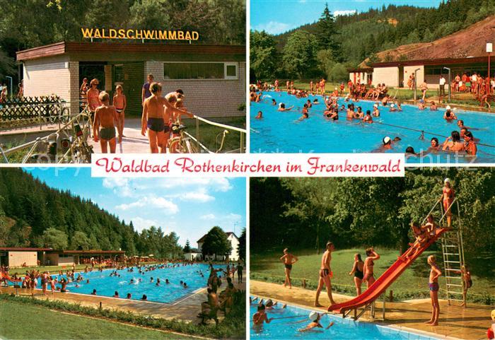 Rothenkirchen Oberfranken Waldbad Rothenkirchen Freibad Rutsche