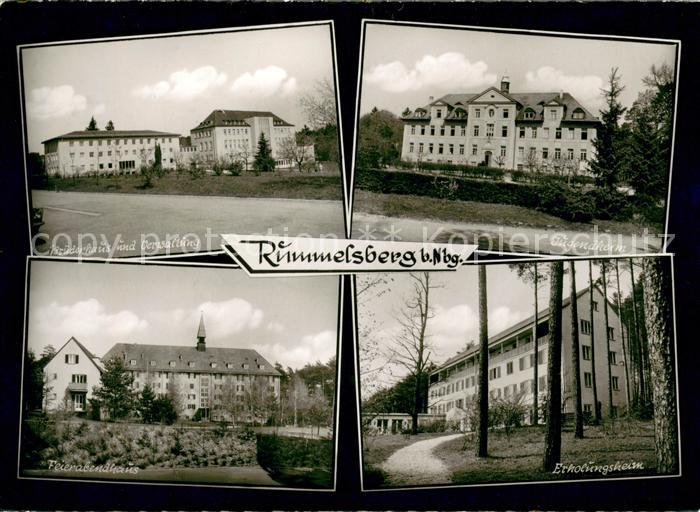 Rummelsberg Bruderhaus und Verwaltung Jugendheim Feierabendhaus Erholungsheim