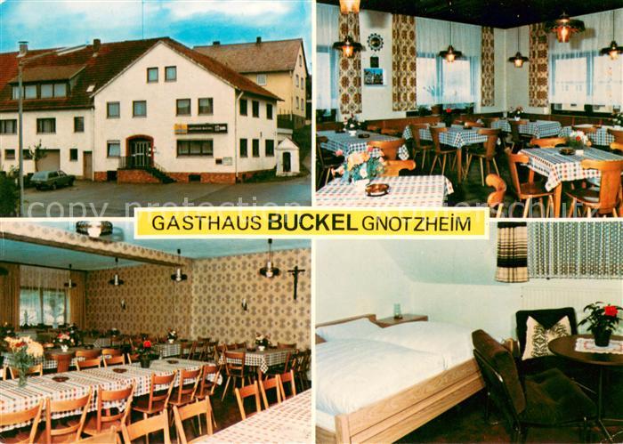 Gnotzheim Gasthaus Buckel Gastraeume Zimmer