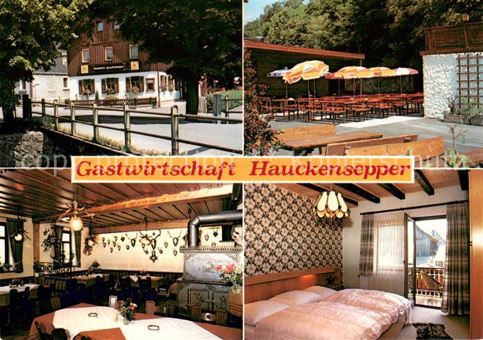 Rothenkirchen Oberfranken Gastwirtschaft Hauckensepper Terrasse Gaststube Zimmer