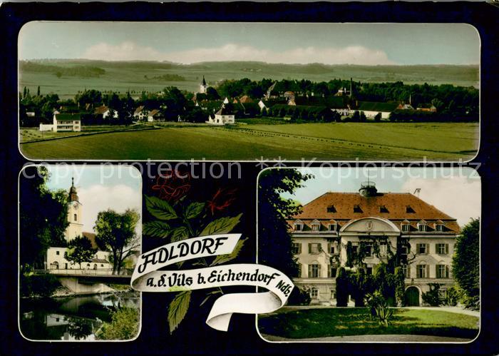 Adldorf Panorama Kirche Schloss