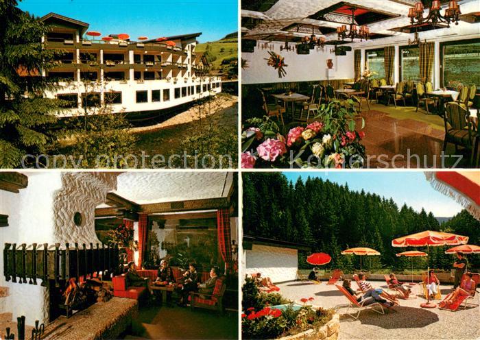 Schoenmuenzach Hotel Cafe Sackmann Gastraeume Terrasse