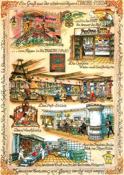 Eningen Achalm Hotel Traube Post Post Stueble Wurfspiel Jaegerstueble Metzgerei